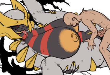 anthro anthro_penetrated areola big_breasts black_breasts black_sclera black_wings blush blush_lines bodily_fluids breasts butt butt_grab close-up colored_nails duo extreme_size_difference female genitals grey_body grey_skin hand_on_butt huge_breasts human_on_anthro human_penetrating human_penetrating_anthro human_penetrating_female internal internal_vaginal interspecies larger_anthro larger_female larger_penetrated male male/female nails nipples open_mouth penetration penis pokemorph red_eyes red_stripes saliva saliva_on_tongue saliva_string sex sharp_nails size_difference smaller_human smaller_male spread_legs spreading striped_body stripes sweat sweaty_body sweaty_breasts sweaty_butt sweaty_face sweaty_legs tan_body tan_skin tears tongue tongue_out vaginal vaginal_penetration vulva wings yellow_areola yellow_nails yellow_nipples ebora nintendo pokemon altered_forme_giratina generation_4_pokemon giratina human legendary_pokemon mammal pokemon_(species) 2026 absurd_res colored detailed digital_drawing_(artwork) digital_media_(artwork) flat_colors hi_res