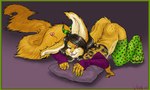 anthro butt female glamfur heart_symbol horn solo tail teasing vera_(artist) vera_(vera) demon domestic_cat felid feline felis langurhali mammal