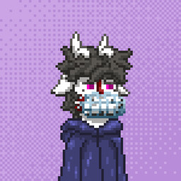 anthro bdsm male muzzle_(object) muzzled petplay roleplay simple_background solo unusual_anatomy aromishedreamer 1:1 digital_media_(artwork) pixel_(artwork)
