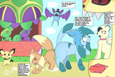 >_< ambiguous_gender animal_genitalia animal_penis ass_to_ass balls begging black_mouth black_nose blue_body blue_fur blue_inner_ear blush blush_lines bodily_fluids brown_body brown_fur canine_genitalia canine_penis cervical_contact cum cum_drip cum_dripping_from_penis cum_from_vagina cum_in_uterus cum_in_vagina cum_inside cute_fangs dipstick_hair dipstick_tail dragging dripping embarrassed erection eyes_closed fangs female female_feral female_penetrated feral feral_on_feral feral_penetrated feral_penetrating feral_penetrating_feral fur genital_fluids genitals gloves_(marking) group hair humiliation internal internal_vaginal interspecies knot knot_dragging knot_root knotted_penis knotting larger_female larger_feral larger_penetrated leaking_cum leg_markings male male/female male_feral male_penetrating male_penetrating_female markings open_mouth penetration penile penile_penetration penis pink_inner_ear pink_nose public public_erection public_humiliation public_sex red_eyes reverse_doggystyle selfcest sex silly simple_background size_difference skull_and_crossbones small_penis smaller_feral smaller_male socks_(marking) square_crossover tail tail_markings tan_body tan_fur teal_eyes teeth text uterus vaginal vaginal_canal vaginal_knotting vaginal_penetration x-ray_view yellow_body yellow_fur ratboyheart_(artist) nintendo pokemon pokemon_mystery_dungeon spike_chunsoft fan_character purple_kecleon_(character) spot_(ratboyheart) bat canid canine eevee eeveelution generation_1_pokemon generation_2_pokemon generation_3_pokemon generation_4_pokemon glaceon kecleon mammal persian_(pokemon) pichu pokemon_(species) zubat absurd_res digital_media_(artwork) english_text hi_res trans_(lore)