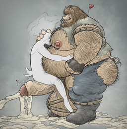 balls belly big_balls big_penis bodily_fluids body_hair boots clothing cum cum_string duo ejaculation excessive_cum excessive_genital_fluids footwear genital_fluids genitals hairy hairy_balls huge_balls huge_penis hyper hyper_balls hyper_genitalia hyper_penis male male/male moobs muscular muscular_male musk nipples overweight overweight_male penis scent shoes shoulder_hair side_view sitting_on_penis smell smoke smoke_from_mouth trucker t3ns3n domestic_pig mammal suid suine sus_(pig) hi_res