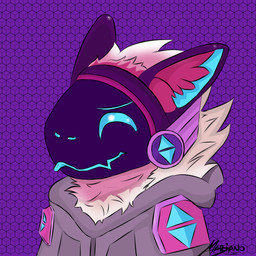 anthro blep blue_tongue clothing fur hoodie machine male pattern_background pink_body pink_fur purple_background screen screen_face simple_background solo tongue tongue_out topwear marianart_1 canid canine canis mammal protogen wolf 1:1 absurd_res digital_media_(artwork) hi_res