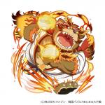 anthro brown_body brown_fur clothed clothing fur humanoid_hands male overweight overweight_anthro overweight_male solo teeth text kinoshita-jiroh sengoku_puzzle saigou_shirou bear mammal 1:1 2019 japanese_text