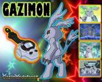 bokeh male star_bokeh y2k_(graphic_design) gazimondefense bandai_namco digimon fan_character digimon_(species) felid gazimon hybrid lagomorph mammal 5:4 hi_res