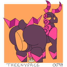 anal animal_genitalia animal_penis black_body duo equine_genitalia equine_penis feral genitals looking_at_viewer male male/male penis red_body solo_focus yellow_sclera theenyface nintendo pokemon butters_(theenyface) generation_5_pokemon pokemon_(species) scolipede 1:1 2d_animation animated loop motion_tweening