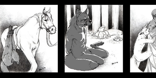 anthro bars bite captured duo feral gun holding_gun holding_object holding_ranged_weapon holding_weapon male prison_bars prison_cell prisoner ranged_weapon solo storyboard tail trussed weapon alphaki canid canine equid equine fox horse human mammal digital_media_(artwork) graphite_(artwork) mixed_media multiple_images traditional_media_(artwork)