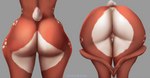 anthro bent_over big_butt butt butt_focus female genitals huge_butt pussy solo tail sunstripe praise_da_booty_(meme) mila_(sunstripe) deer mammal absurd_res hi_res meme tagme