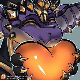 anthro ear_piercing eyes_closed glowing_heart holding_object male piercing simple_background smile smiling_at_viewer solo sticker errokioslem mythology amphibian dragon mythological_creature mythological_scalie salamander scalie 1:1 portrait three-quarter_portrait
