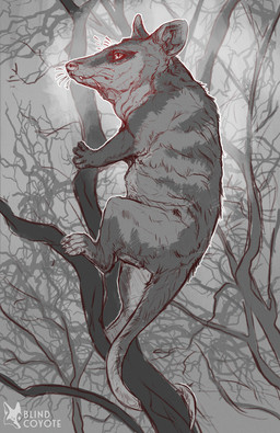 ambiguous_feral ambiguous_gender claws climbing_tree detailed_background feet feral fingers fog fur in_tree looking_forward markings mouth_closed outside paws plant plantigrade prehensile_tail rat_tail side_view solo tail tapering_tail teeth_showing toe_claws tree whiskers blindcoyote kali_denise american_opossum hybrid mammal marsupial virginia_opossum water_opossum white-eared_opossum 2025 digital_drawing_(artwork) digital_media_(artwork) full-length_portrait grey_theme hi_res portrait sketch watermark female_(lore)