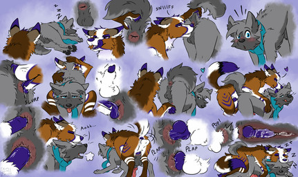 anal anal_fluids anal_knotting anal_penetration anatomically_correct anatomically_correct_genitalia anatomically_correct_penis animal_genitalia animal_penis anus balls bodily_fluids butt butt_sniffing canine_genitalia canine_penis cuddling cum cum_in_ass cum_inside doggystyle duo ejaculation erection falling_asleep feral feral_on_feral feral_penetrated feral_penetrating feral_penetrating_feral foreplay from_behind_position genital_fluids genitals half-erect heart_symbol inside internal inviting inviting_to_sex knot knotted_penis knotting licking licking_lips male male/male male_penetrated male_penetrating male_penetrating_male oral penetration penile penile_penetration penis penis_tip presenting presenting_anus presenting_hindquarters rimming rimming_male saliva saliva_on_anus scarf sex sheath sleeping sniffing sound_effects text tongue tongue_out tugging muskydusky canid canine canis mammal wolf absurd_res comic hi_res sketch_page