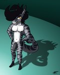 5_toes anthro big_penis black_hair feet genitals hair long_hair male nipples nude penis perspective solo toes phalanx_b_deer shark_night fish humanoid marine requiem_shark shark tiger_shark 4:5 absurd_res hi_res