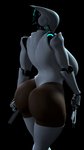 big_breasts big_butt black_background boots breasts butt clothed clothing female footwear gun legwear long_boots machine not_furry ranged_weapon shoes simple_background solo thick_thighs weapon white_boots white_clothing white_footwear sfrogue haydee_(game) haydee humanoid robot 3d_(artwork) 4k 9:16 absurd_res digital_media_(artwork) hi_res