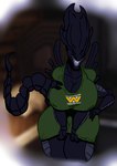 4_arms big_breasts big_butt breasts butt clothing female inside lips mature_female multi_arm multi_limb sevastopol shirt teeth topwear fazzer12 mantrinrus alien_(franchise) weyland_yutani alien humanoid xenomorph xenomorph_queen hi_res