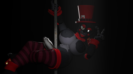 anthro breasts clothing genitals gynomorph intersex leggings legwear machine nipples nude penis pole solo cbjart luiske476_(modeler) five_nights_at_freddy's freddy_fazbear's_pizzeria_simulator scottgames lefty_(fnaf) animatronic mammal robot 16:9 2019 3d_(artwork) 4k absurd_res digital_media_(artwork) hi_res source_filmmaker_(artwork) widescreen
