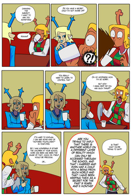 aged_up anthro beverage coffee coffee_mug dialogue diner duo eyelashes female freckled_face freckles group long_eyelashes restaurant seat sitting spit-take surprised text trio wide_eyed arcatech deltarune undertale_(series) carol_holiday noelle_holiday deer mammal monster new_world_deer reindeer 2:3 comic english_text hi_res