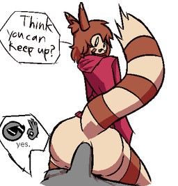 anal anthro anthrofied bottomless clothed clothing duo eyewear fur genitals grey_body grey_skin human_on_anthro interspecies male male/male male_on_bottom male_on_top on_bottom on_top penis pokephilia rear_view reverse_cowgirl_position sex simple_background striped_body striped_fur stripes sunglasses white_background dakuterooty nintendo pokemon anon furret generation_2_pokemon human mammal pokemon_(species) aliasing digital_media_(artwork) low_res