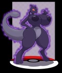 anthro areola big_breasts black_areola black_nipples breasts featureless_crotch female huge_breasts looking_at_viewer multicolored_body nipples nude red_sclera solo thick_thighs two_tone_body wide_hips angelthecatgirl nintendo pokemon pokken_tournament psy_(angelthecatgirl) generation_1_pokemon generation_6_pokemon legendary_pokemon mewtwo pokemon_(species) shadow_mewtwo shadow_pokemon alpha_channel hi_res