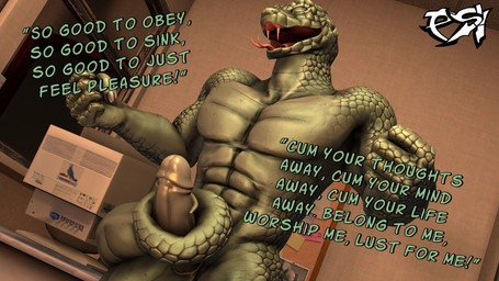 anthro breaking_the_fourth_wall dialogue erection forked_tongue genitals green_body green_scales humanoid_genitalia humanoid_penis hypnotizing_viewer looking_at_viewer male nude_anthro nude_male penis scales solo tail tail_around_penis tail_fetish tail_play talking_to_viewer text tongue tongue_out psikokinetic petruz_(modeler) isamu_(psikokinetic) reptile scalie snake 16:9 2024 3d_(artwork) digital_media_(artwork) english_text hi_res widescreen