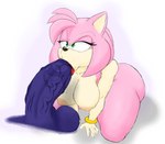 anthro balls big_penis blue_body blue_fur bodily_fluids breasts duo female fur genitals green_eyes kneeling male male/female nipples nude oral penis pink_body pink_fur saliva vein veiny_penis wet wet_penis sir_cums_a_lot sega sonic_the_hedgehog_(series) sonic_unleashed amy_rose sonic_the_hedgehog sonic_the_werehog eulipotyphlan hedgehog mammal werecreature wereeulipotyphlan werehog absurd_res colored_sketch hi_res sketch