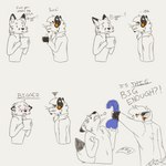 anthro dialogue dildo duo hitting humor joke male male/male sex_toy text possumgod ryder_the_pirate_(possumgod) american_opossum canid canine fox mammal marsupial 1:1 absurd_res comic english_text hi_res sketch