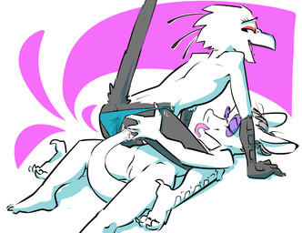 4_toes anisodactyl anthro avian_feet clothed clothing clothing_aside duo eyewear feet female female/female genitals glasses nude panties panties_aside penetration sex tail tail_fetish tail_in_vagina tail_insertion tail_play tail_sex toes topless underwear underwear_aside vaginal vaginal_penetration vulva toxoglossa the_sunfish annie_(the_sunfish) cheri_(the_sunfish) aardvark accipitriform avian bird mammal secretary_bird