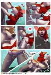 2017 anthro anthro_on_anthro balls bite biting_another biting_partner blush breast_play breast_suck breasts brown_hair butt canid canine canis celeste_(artist) comic cowgirl_position deer duo english_text erection eyes_closed fairy_tales fangs female female_on_top female_penetrated from_front_position furgonomics genitals hair hand_on_butt hood humanoid_genitalia humanoid_penis interspecies little_red_riding_hood little_red_riding_hood_(copyright) male male/female male_on_bottom male_penetrating male_penetrating_female mammal nipple_bite nipple_fetish nipple_play nipples nose_to_nose nude number on_bottom on_top open_mouth page_number penetration penile penile_penetration penis penis_in_pussy predator/prey pussy sex smile sucking teeth text tongue tongue_out url vaginal vaginal_penetration white_balls wolf yellow_eyes