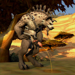 animal_genitalia animal_penis anthro balls beard bodily_fluids bottomwear canine_genitalia canine_penis casual_nudity casual_urination clothing desert exhibitionism facial_hair fur genital_fluids genitals grey_body grey_fur harness knot loincloth male marking_territory masturbation muscular outside peeing peeing_outside peeing_while_erect penis relieved slightly_chubby solo urine watersports thegnoll blizzard_entertainment warcraft gnoll hyena mammal 1:1 3d_(artwork) blender_(artwork) digital_media_(artwork)