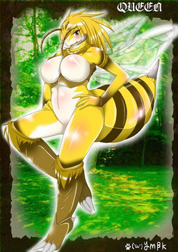 antennae anthro arthropod bee big_breasts blush breasts claws female hands_on_hips insect insectoid looking_at_viewer nipples non-mammal_breasts nude outside pose solo standing sting wings ymbk

Rating: Questionable
Score: 61
User: Faeles
Date: October 11, 2010