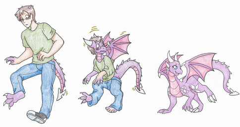 3_toes 4_fingers 5_fingers base_one_layout basic_sequence biped blue_bottomwear blue_clothing blue_eyes blue_pants bottomwear brown_hair claws clothing digitigrade eyelashes feet female feral fingers footwear gender_transformation green_clothing green_shirt green_topwear growth hair hair_loss happy horn horn_growth human_to_feral linear_sequence male membrane_(anatomy) membranous_wings mtf_transformation one_row_layout oversized_clothing pale_skin pants plantigrade purple_body purple_skin quadruped shirt shoes shrinking simple_background size_transformation solo species_transformation surprised tail tail_growth three_frame_image three_frame_sequence toes topwear transformation transformation_sequence unsure white_background wing_growth wings rainbowraven activision mythology spyro_the_dragon cynder dragon human humanoid mammal mythological_creature mythological_scalie scalie absurd_res hi_res sequence