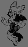 anthro armwear boots breasts butt clothing elbow_gloves female gloves handwear high_heeled_boots high_heels legwear looking_at_viewer solo tail thigh_boots thigh_highs wings imposterpuss sega sonic_the_hedgehog_(series) rouge_the_bat bat mammal hi_res sketch