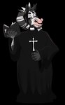 5_fingers anthro arms_bent bible_(object) black_clothing black_facial_hair black_goatee black_hair black_robe book clothed clothed_anthro clothed_male clothing cross cross_necklace facial_hair facial_piercing fingers fur goatee hair half-closed_eyes holding_book holding_object hooved_fingers hooves jewelry lip_piercing male male_anthro mohawk multicolored_body multicolored_facial_hair multicolored_fur multicolored_goatee narrowed_eyes necklace nose_piercing nose_ring piercing pink_body pink_skin priest religious_neckwear ring_piercing robe simple_background solo standing teal_eyes transparent_background two_tone_body two_tone_facial_hair two_tone_fur two_tone_goatee white_body white_facial_hair white_fur white_goatee white_hair beastofeuthanasia havana_(gothcowhand) equid equine mammal zebra 2018 alpha_channel colored dated digital_drawing_(artwork) digital_media_(artwork) hi_res shaded signature