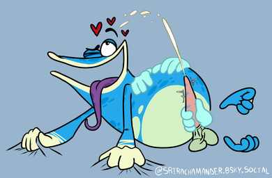 anthro balls belly_rub blue_body bodily_fluids cum cumshot curling_toes disembodied_hand ejaculation erection eyes_closed feet genital_fluids genitals grabbing_sheets group half-closed_eyes heart_symbol long_tongue lying male markings masturbation membrane_(anatomy) narrowed_eyes on_side open_mouth overweight overweight_male penis penis_grab purple_tongue rubbing saggy_balls simple_background slightly_chubby slightly_chubby_male spots spotted_body spotted_tongue striped_genitalia striped_penis stripes tapering_penis teasing teasing_partner throbbing throbbing_penis toes tongue tongue_out trio webbed_feet srirachamander rayman_(series) ubisoft globox amphibian absurd_res hi_res