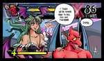 ambiguous_gender breasts capcom chibi cleavage clothed clothing darkstalkers demon demon_humanoid empty_eyes english_text fangs female firebrand gameplay_mechanics gargoyle group gui head_wings health_bar hi_res humanoid humanoid_pointy_ears i_think_we're_gonna_have_to_kill_this_guy leotard male marvel marvel_vs._capcom membrane_(anatomy) membranous_wings meme morrigan_aensland open_mouth red_arremer red_body sad shtarfish shuma-gorath teeth tentacle_creature tentacles text tongue trio ultimate_marvel_vs._capcom_3 unusual_wing_placement wings