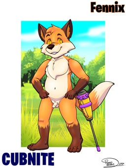 anthro chest_tuft clothed clothing foreskin fur genitals humanoid_genitalia humanoid_penis jumpsuit male multicolored_body multicolored_fur nude orange_body orange_fur penis pose solo tail teeth tired tired_eyes tuft young young_anthro young_male zipper pekkorekko epic_games fortnite fennix_(fortnite) canid canine fox mammal 3:4 absurd_res hi_res