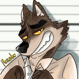 anthro black_eyebrows black_nose brown_body brown_fur chart cheek_tuft clothing eyebrows facial_tuft fur grin half-closed_eyes head_tuft height_chart male male_anthro narrowed_eyes shirt smile smug solo tan_body tan_clothing tan_fur tan_topwear topwear tuft white_clothing white_shirt white_topwear yellow_eyes peixinho dreamworks the_bad_guys mr._wolf_(the_bad_guys) canid canine canis mammal wolf 1:1 2021 digital_media_(artwork) digital_painting_(artwork) painting_(artwork) signature