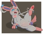 bodily_fluids female feral genital_fluids penetration sex_toy sex_toy_in_pussy sex_toy_insertion solo vaginal vaginal_fluids vaginal_penetration maoegou nintendo pokemon eeveelution generation_6_pokemon pokemon_(species) sylveon hi_res