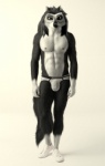 abs anthro anthrofied bulge clothing hair long_hair male nipples pecs solo underwear oystercatcher7 third-party_edit alpha_and_omega converse hutch canid canine canis mammal wolf photo_manipulation photomorph