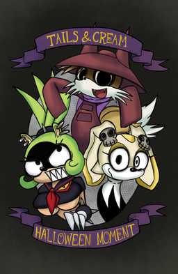 anthro big_breasts big_pupils black_eyes bracelet breasts brown_body brown_fur clothed clothed_anthro clothed_female clothed_male clothing cosplay costume dilated_pupils fangs female fully_clothed fully_clothed_anthro fully_clothed_female fully_clothed_male fur gloves green_body green_fur group handwear holidays jewelry loli long_sleeves male pupils scarf sharp_teeth shota skull_accessory spiked_bracelet spikes teeth text trio white_clothing white_gloves white_handwear white_mouth yellow_body yellow_fur young ichduhernz halloween idw_publishing kill_la_kill oneshot sega sonic_the_hedgehog_(comics) sonic_the_hedgehog_(idw) sonic_the_hedgehog_(series) studio_trigger cream_the_rabbit lenore_(lenore_the_cute_little_dead_girl) miles_prower niko_(oneshot) ryuko_matoi surge_the_tenrec afrosoricid canid canine fox lagomorph leporid mammal rabbit red_fox tenrec true_fox 2025 absurd_res cover cover_art cover_page english_text hi_res textless