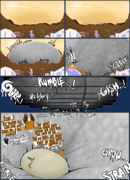 anthro balls big_balls big_breasts bodily_fluids breasts cum cum_inflation cum_inside dialogue duo excessive_cum excessive_genital_fluids extreme_size_difference female feral genital_fluids genitals huge_balls huge_breasts hyper hyper_balls hyper_genitalia impregnation inflation macro male male/female outside penetration public sex size_difference text mr-walrus mythology segmentium shanny_(nol) dragon mythological_creature mythological_scalie scalie absurd_res comic english_text hi_res
