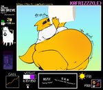 alphys annoying_dog_(undertale) anthro beef belly belly_expansion big_belly big_breasts blush bodily_fluids bodily_noises bottomless breasts bucket burger candy chugging clothed clothing coat container deep_navel dessert different_sound_effects digestion_noises eating egg english_text expansion eyelashes eyes_closed eyewear female flying_sweatdrops food furniture glasses glorp graph gui hi_res huge_hips huge_thighs ice_cream kafrizzzle lab_coat lizard lollipop love_handles measurements meat morbidly_obese morbidly_obese_anthro morbidly_obese_female navel non-mammal_breasts obese obese_anthro obese_female onomatopoeia overeating overweight overweight_anthro overweight_female portrait profanity reptile rumbling_stomach scales scalie shortened_sound_effect signature simple_background sitting solo sound_effect_variant sound_effects steak stool stuffing sun sundae swallowing swallowing_sound_effect sweat sweatdrop tail text thick_tail thick_thighs three-quarter_portrait three-quarter_view topwear undertale undertale_(series) url vending_machine vowelless vowelless_sound_effect weight_gain wide_hips yellow_body yellow_scales