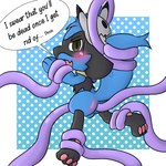 anal anal_penetration anthro backsack balls butt forced genitals male mask penetration rape sex solo tentacle_penetration tentacle_rape tentacle_sex tentacles young hugoriolu nintendo pokemon hugo_the_riolu generation_4_pokemon pokemon_(species) riolu 1:1