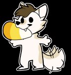 anthro autumn candy candy_corn dessert fluffy food holidays male scruffy simple_background solo sticker tail tail_motion tailwag transparent_background theredghost halloween sabbyth canid canine canis mammal wolf alpha_channel low_res