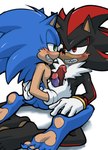 anthro blush butt claws duo feet frottage genitals hi_res male male/male nude pawpads paws penile penis sega sex shadow_the_hedgehog soles sonic_the_hedgehog sonic_the_hedgehog_(series) sonicinmind toe_claws