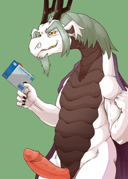 5_fingers aged_up anthro antlers clothed clothing erection facial_hair fingers foreskin front_view genitals goatee green_background green_hair hair horn humanoid_genitalia humanoid_penis looking_at_viewer male mature_anthro mature_male nude open_clothing penis presenting presenting_penis red_eyes retracted_foreskin robe simple_background smile solo standing white_body white_skin seyrmo little_witch_academia mythology studio_trigger viagra fafnir_(little_witch_academia) dragon mythological_creature mythological_scalie scalie 2018 hi_res unavailable_at_source