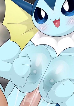anthro anthro_focus anthrofied areola big_breasts black_nose blinking blue_areola blue_body blue_eyes blue_nipples blush blush_lines bodily_fluids breast_play breasts cum cumshot duo ejaculation erection faceless_character faceless_human faceless_male fade_in fade_out fade_to_black female female_focus female_on_human fin frill_(anatomy) genital_fluids genitals glans glans_peek hand_on_breast hand_on_own_breast head_crest head_fin human_on_anthro interspecies light-skinned_human light-skinned_male light_body light_skin looking_at_viewer male male/female male_on_anthro neck_frill nipples nude nude_anthro nude_female nude_human nude_male open_:3 open_mouth open_smile orgasm penis penis_between_breasts pink_tongue pokephilia sex smile solo_focus titfuck tongue sateco sound_warning nintendo pokemon eeveelution generation_1_pokemon human mammal pokemon_(species) vaporeon 2026 2d_animation animated digital_media_(artwork) short_playtime sound video