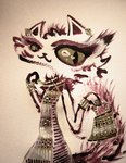 anthro clothed clothed_anthro clothed_female clothing dress female fur green_clothing green_dress green_sclera purse smile solo white_body white_fur naircat domestic_cat felid feline felis mammal 2013 hi_res