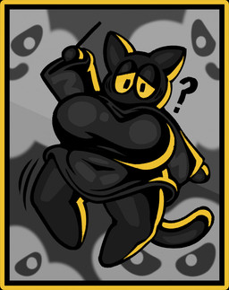 anthro big_breasts black_body black_fur breasts clothing female fur holidays huge_breasts hyper hyper_breasts question_mark robe solo tail thick_thighs yellow_sclera nsfw-tofu google google_doodle halloween magic_cat_academy momo_(google) domestic_cat felid feline felis ghost mammal spirit 2020 hi_res