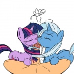 2012 bestiality blue_hair cum cum_in_mouth cum_inside cutie_mark double_fellatio equine erection eyes_closed fellatio female feral friendship_is_magic group hair hairjob horn horse human interspecies long_hair magic male megasweet multi-colored_hair my_little_pony no-ink oral oral_sex orgasm penis plain_background pony sex straight tongue tongue_out trixie_(mlp) twilight_sparkle_(mlp) unicorn white_background
Rating: Explicit
Score: 13
User: Metal-X
Date: March 15, 2012