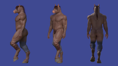 anthro balls blue_background butt clothed clothing flaccid foreskin genitals humanoid_genitalia humanoid_penis lumian male nude penis pubes sarril simple_background solo walking nouvua equid equine horse mammal 3d_(artwork) 3d_animation animated blender_(artwork) digital_media_(artwork) hi_res no_sound webm