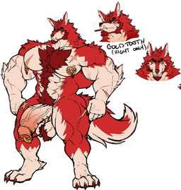 abs anthro areola ball_tuft balls barazoku beard big_muscles big_pecs body_hair chest_tuft cigar facial_hair facial_piercing foreskin genital_piercing genitals happy_trail huge_muscles huge_pecs humanoid_genitalia humanoid_penis male muscular muscular_anthro muscular_male nipple_piercing nipples nose_piercing nose_ring nude pecs penis penis_piercing piercing prince_albert_piercing pubes ring_piercing scar smoking smoking_cigar solo text tuft vein veiny_penis daikitei ren_(daikitei) canid canine canis mammal wolf 2024 english_text hi_res model_sheet